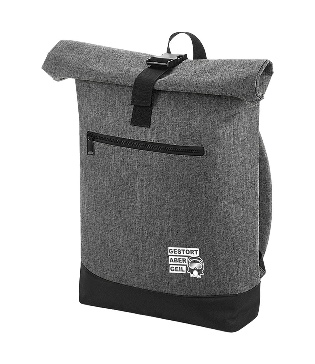 GaG Roll-up Rucksack, grau